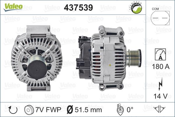 Valeo 437539 - Alternateur cwaw.fr