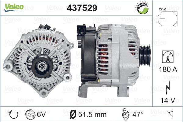 Valeo 437529 - Alternateur cwaw.fr