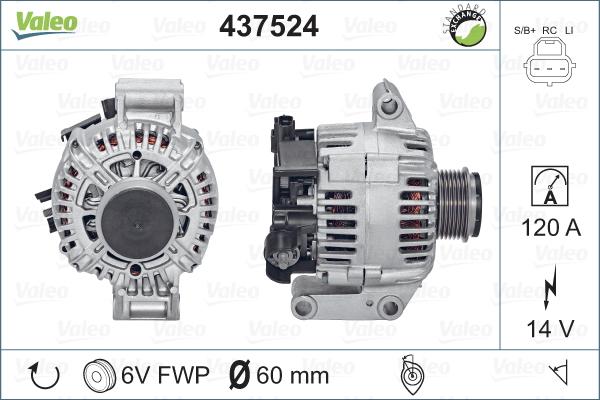 Valeo 437524 - Alternateur cwaw.fr