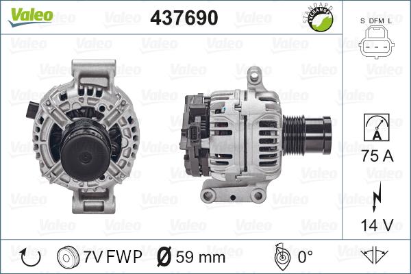 Valeo 437690 - Alternateur cwaw.fr