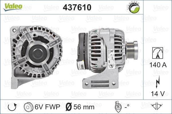 Valeo 437610 - Alternateur cwaw.fr