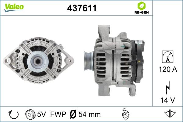 Valeo 437611 - Alternateur cwaw.fr