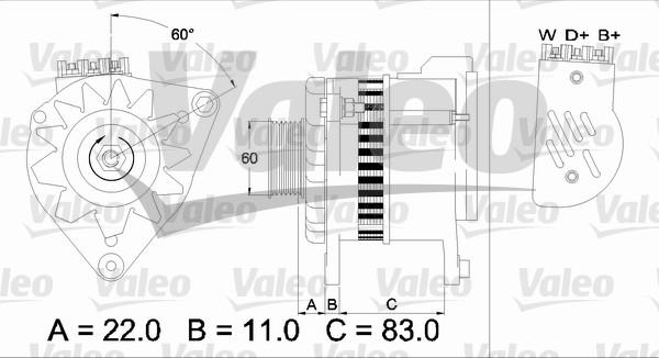 Valeo 437051 - Alternateur cwaw.fr