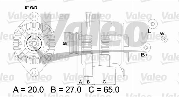 Valeo 437199 - Alternateur cwaw.fr