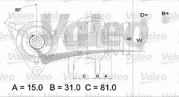 Valeo 437195 - Alternateur cwaw.fr