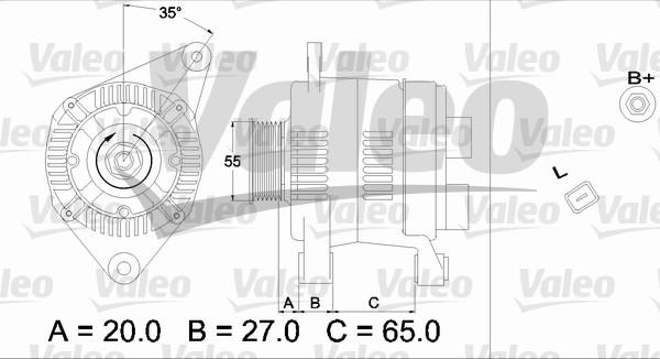 Valeo 437196 - Alternateur cwaw.fr