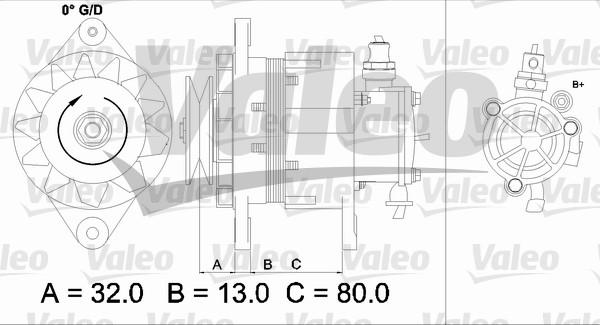 Valeo 437144 - Alternateur cwaw.fr