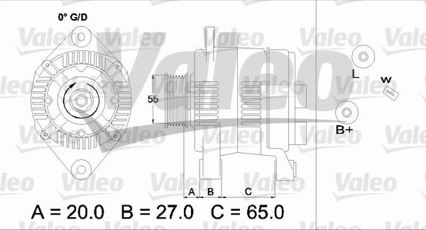 Valeo 437140 - Alternateur cwaw.fr