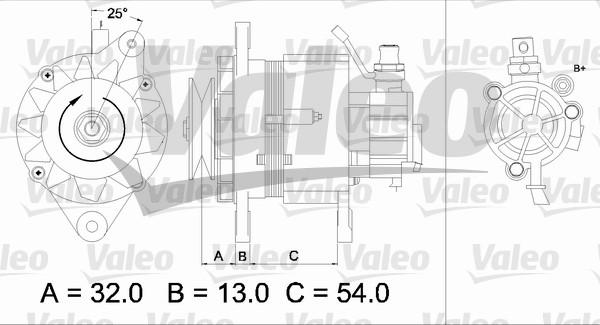 Valeo 437143 - Alternateur cwaw.fr