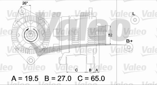 Valeo 437142 - Alternateur cwaw.fr