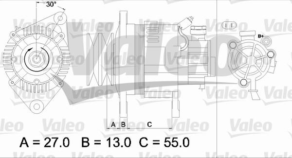 Valeo 437147 - Alternateur cwaw.fr