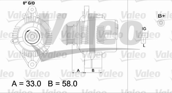 Valeo 437154 - Alternateur cwaw.fr