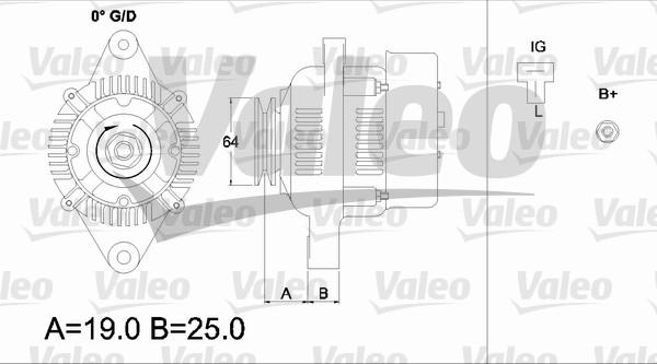 Valeo 437153 - Alternateur cwaw.fr