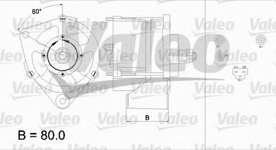 Valeo 437165 - Alternateur cwaw.fr