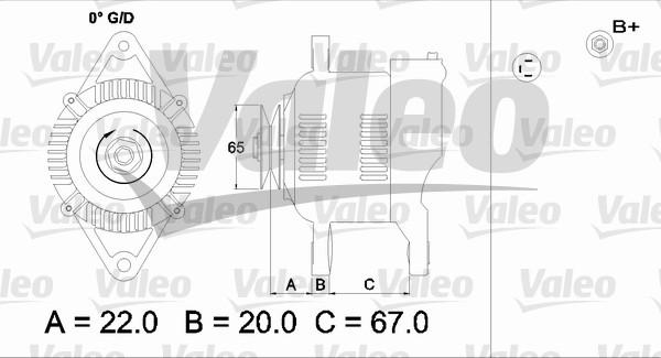 Valeo 437163 - Alternateur cwaw.fr