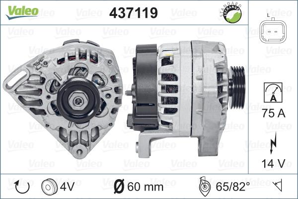 Valeo 437119 - Alternateur cwaw.fr