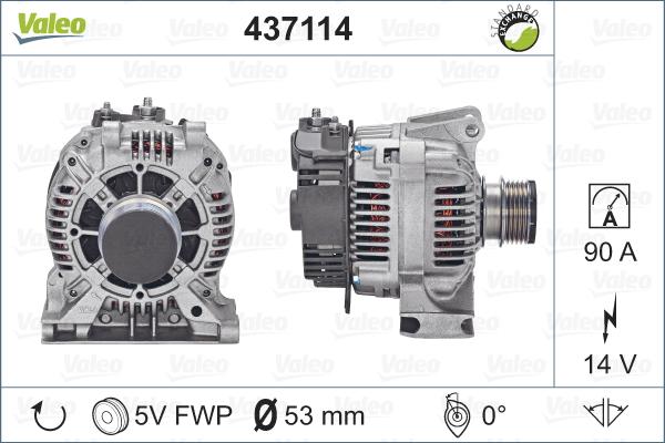 Valeo 437114 - Alternateur cwaw.fr