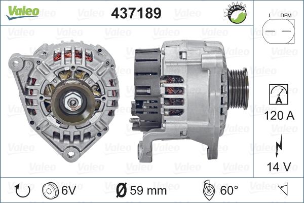 Valeo 437189 - Alternateur cwaw.fr