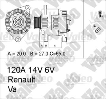 Valeo 437184 - Alternateur cwaw.fr