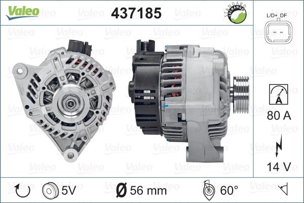 Valeo 437185 - Alternateur cwaw.fr