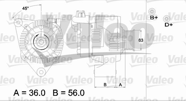 Valeo 437187 - Alternateur cwaw.fr