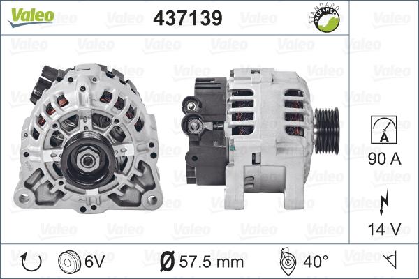 Valeo 437139 - Alternateur cwaw.fr