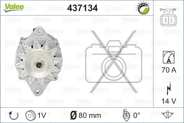 Valeo 437134 - Alternateur cwaw.fr