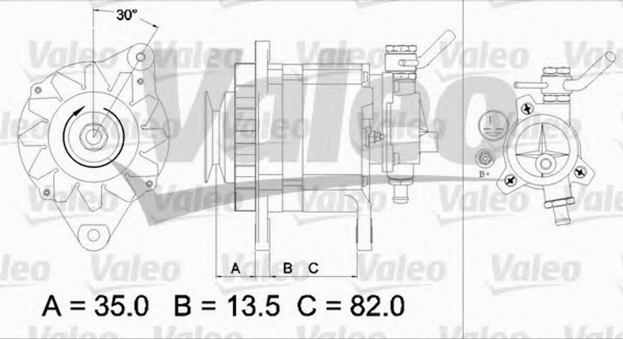 Valeo 437 130 - Alternateur cwaw.fr