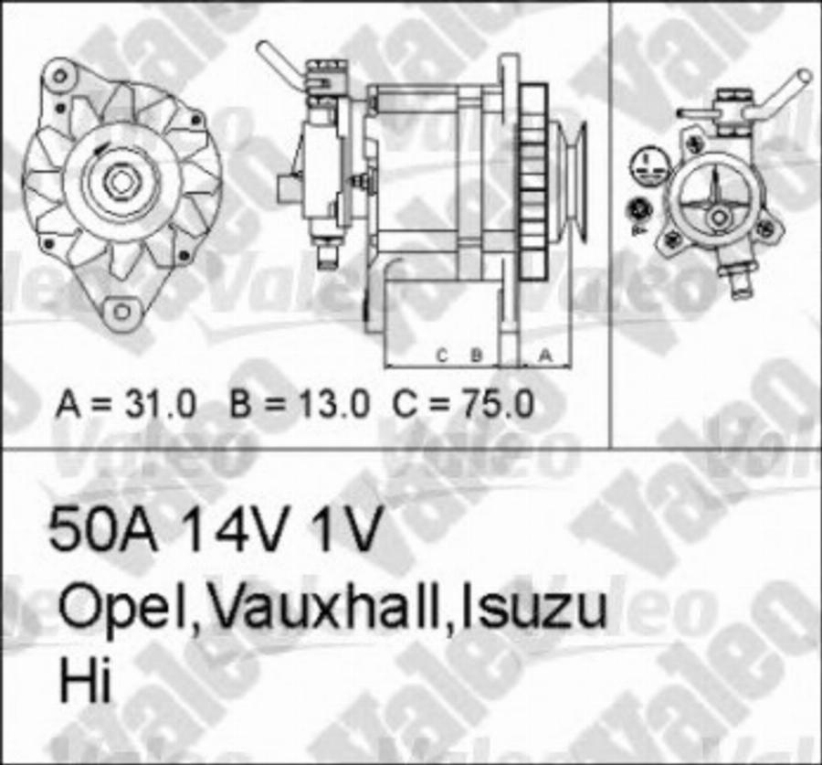 Valeo 437132 - Alternateur cwaw.fr