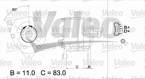 Valeo 437124 - Alternateur cwaw.fr