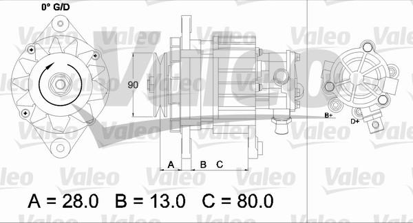 Valeo 437122 - Alternateur cwaw.fr