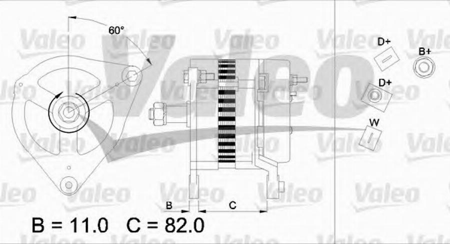 Valeo 437127 - Alternateur cwaw.fr