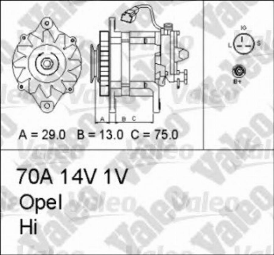 Valeo 437179 - Alternateur cwaw.fr