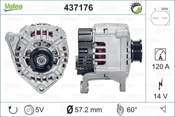 Valeo 437176 - Alternateur cwaw.fr