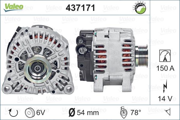 Valeo 437171 - Alternateur cwaw.fr