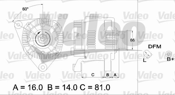 Valeo 437178 - Alternateur cwaw.fr