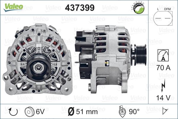 Valeo 437399 - Alternateur cwaw.fr