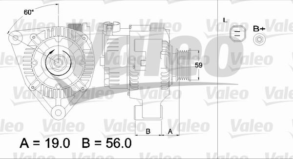 Valeo 437345 - Alternateur cwaw.fr