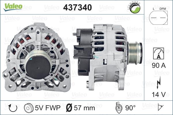 Valeo 437340 - Alternateur cwaw.fr