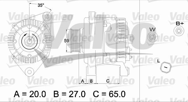 Valeo 437347 - Alternateur cwaw.fr