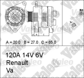 Valeo 437354 - Alternateur cwaw.fr