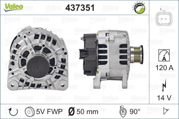 Valeo 437351 - Alternateur cwaw.fr