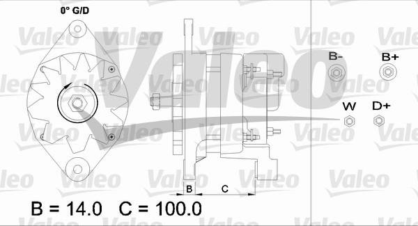 Valeo 437352 - Alternateur cwaw.fr