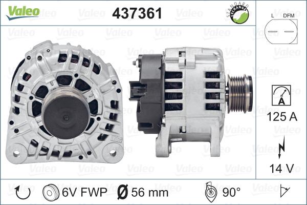 Valeo 437361 - Alternateur cwaw.fr