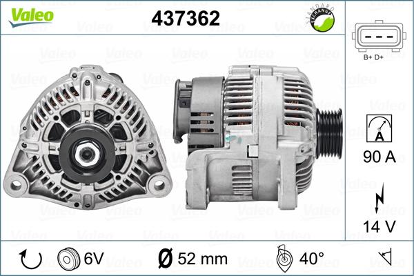 Valeo 437362 - Alternateur cwaw.fr