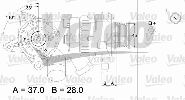 Valeo 437319 - Alternateur cwaw.fr