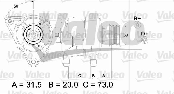 Valeo 437310 - Alternateur cwaw.fr