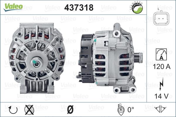 Valeo 437318 - Alternateur cwaw.fr