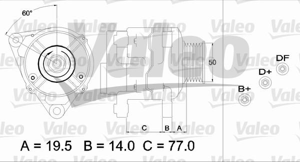 Valeo 437389 - Alternateur cwaw.fr