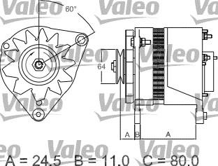 Valeo 437380 - Alternateur cwaw.fr